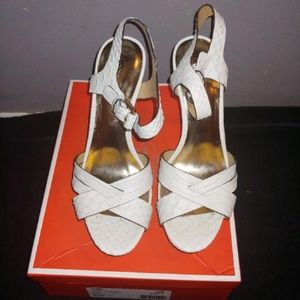 Coach Dani Cut Snake Sandals